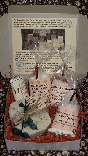 We create several types of bath lovers gift collections perfect for someone that needs to relax.  A great inexpensive gift for the bath lover in your life.