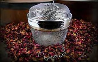 We offer several convenient quality stainless steel tea infusers to meet your tea brewing needs.  