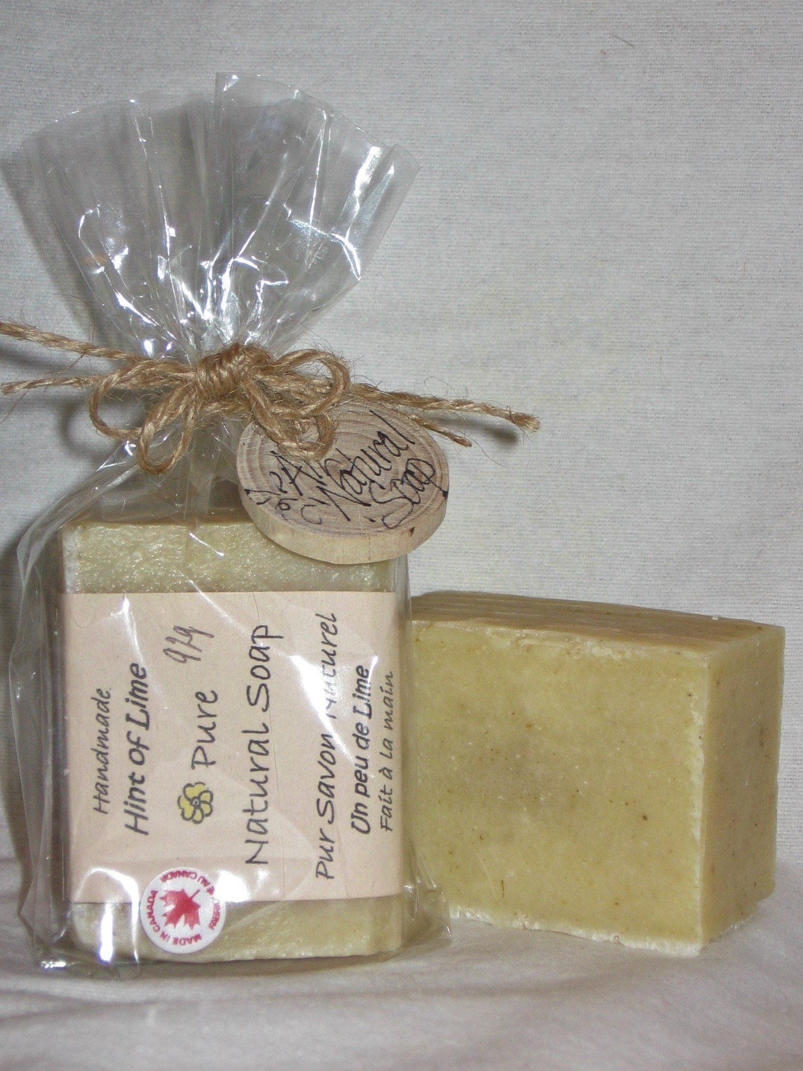 This pure natural soap is a popular choice as an inexpensive handmade natural soap for family every day use.  An appealing light citrus all natural scent. Vegan