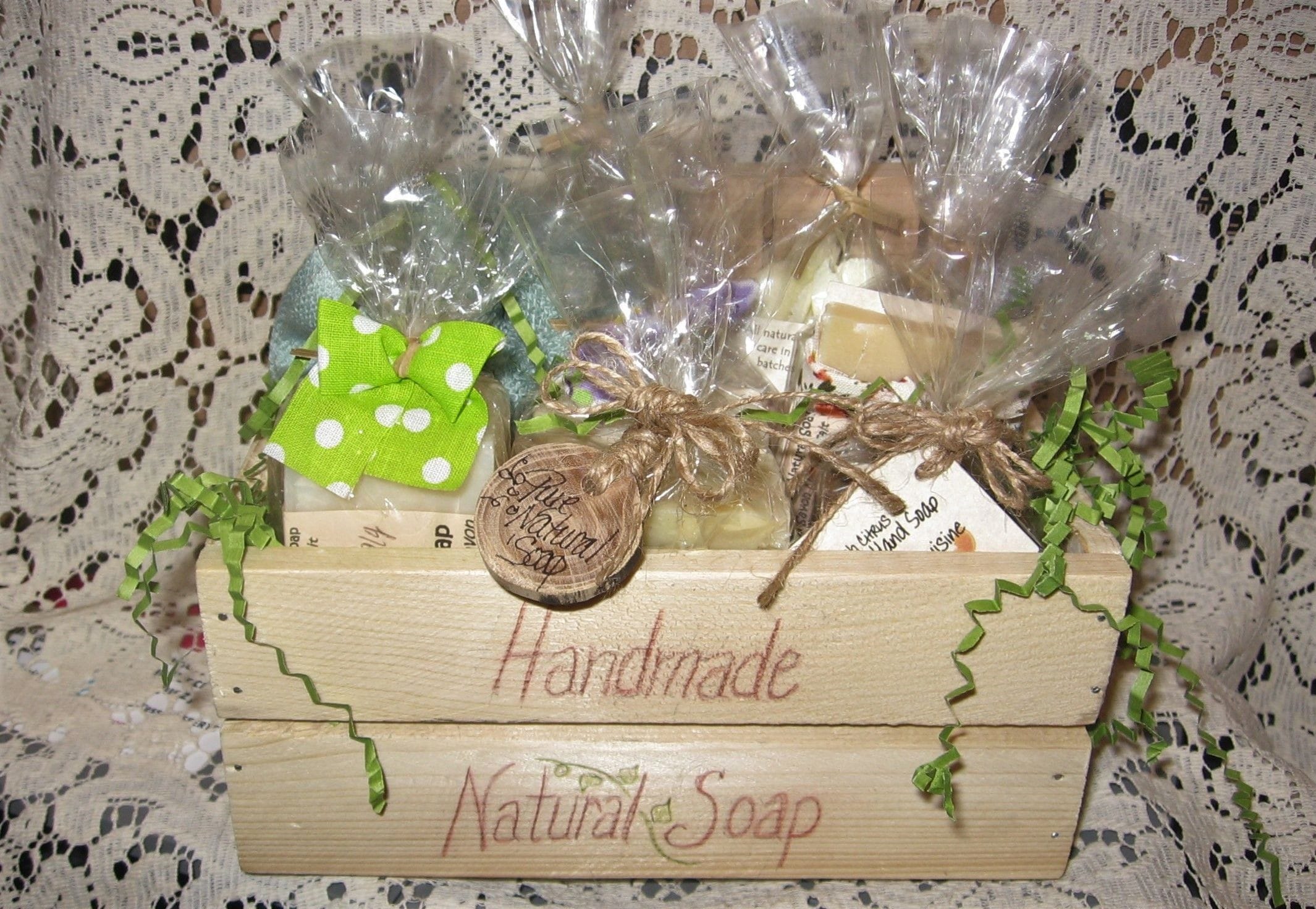 Handmade in Canada reasonably priced all natural soap gift collections in all price ranges.  An ethical and ecological biodegradable gift made with care.