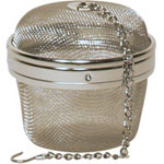 This 3" stainless steel tea and spice infuser is an excellent choice for cooking.  A useful culinary tool for every cook.
